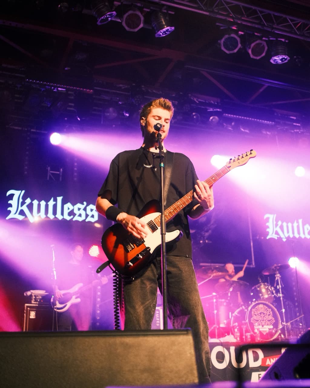 Performing live with Kutless